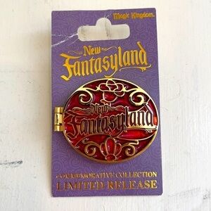 Disney Pin Trading Pin 93112 WDW - New Fantasyland 2012 Hinged Limited Release